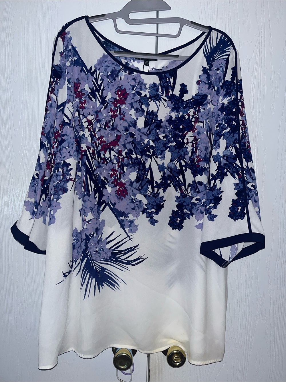 Adrianna Papell Placement Print Top